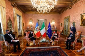 Maia Sandu a discutat, la Roma, cu Președinta Senatului italian, Maria Elisabetta Alberti Casellati
